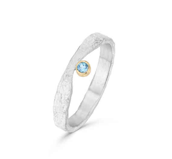 Gemstone Rise Ring Aquamarine Gemstone Rise Ring Aquamarine