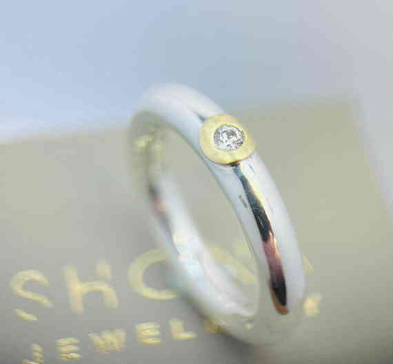Heavy Round Band Diamond Ring