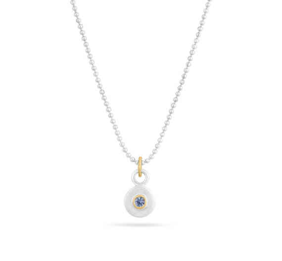 Luna Blue Sapphire Necklace