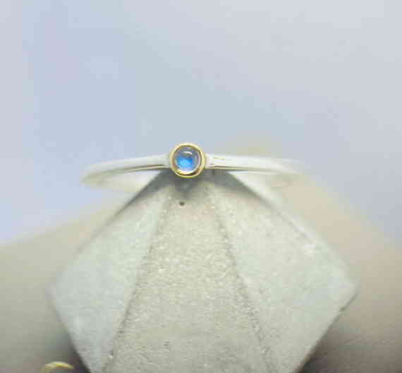 Moonstone Stacking Ring
