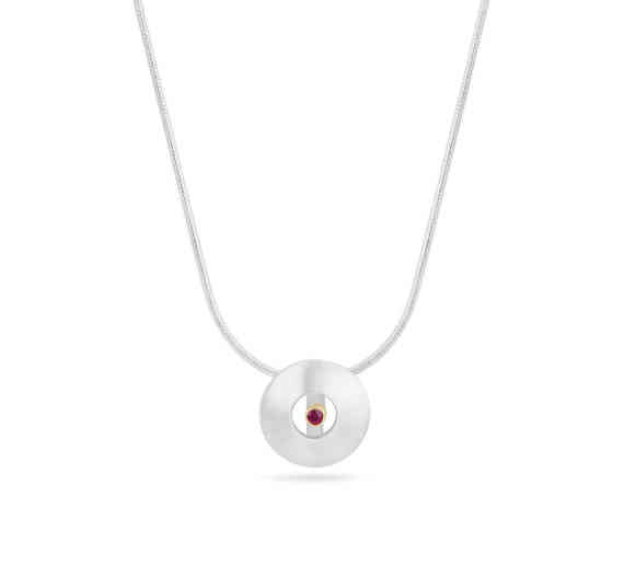 Ruby Orb Necklace