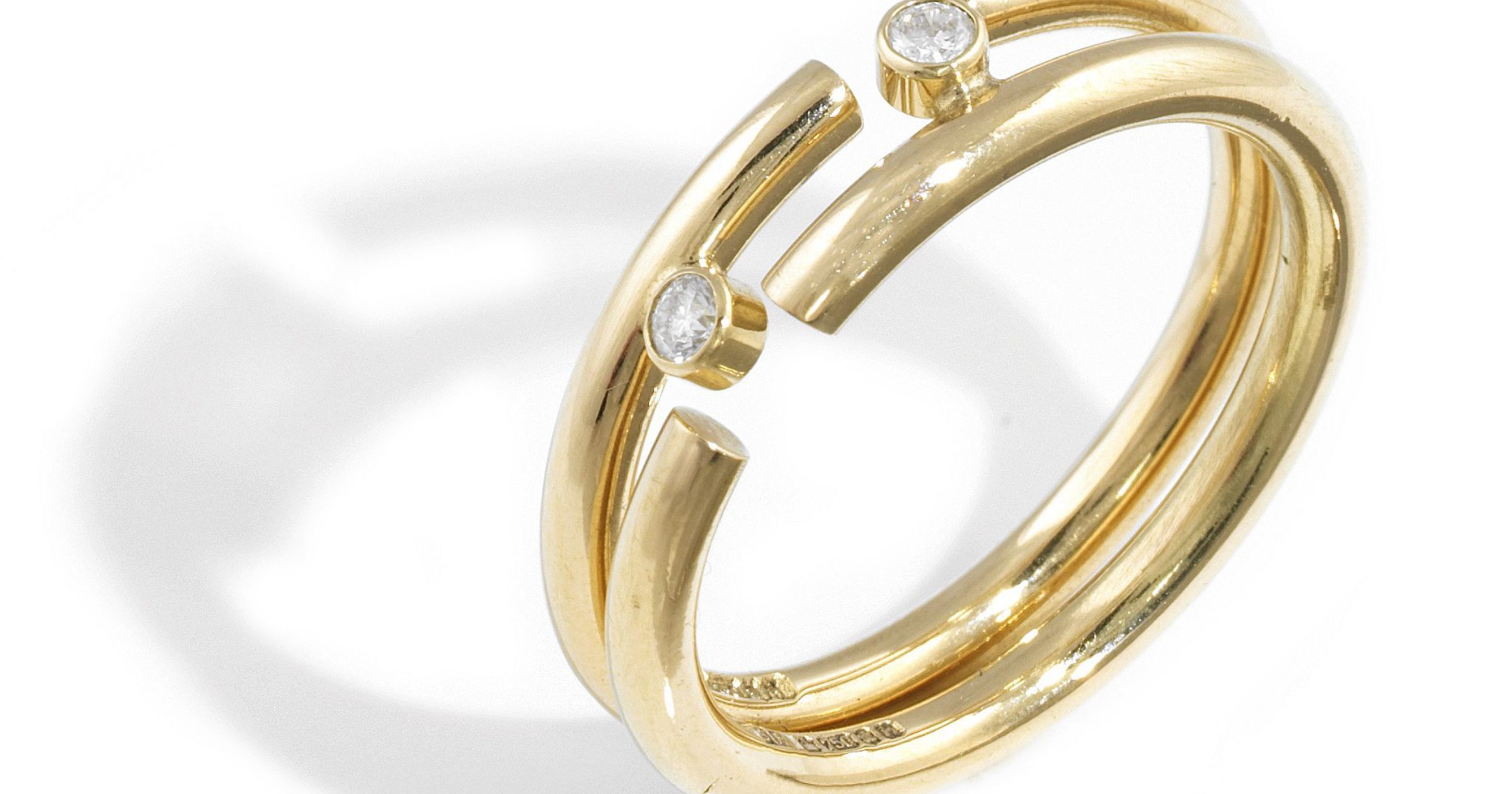 Gold Round Puzzle Ring | Shona, Glasgow Jewellery Designer