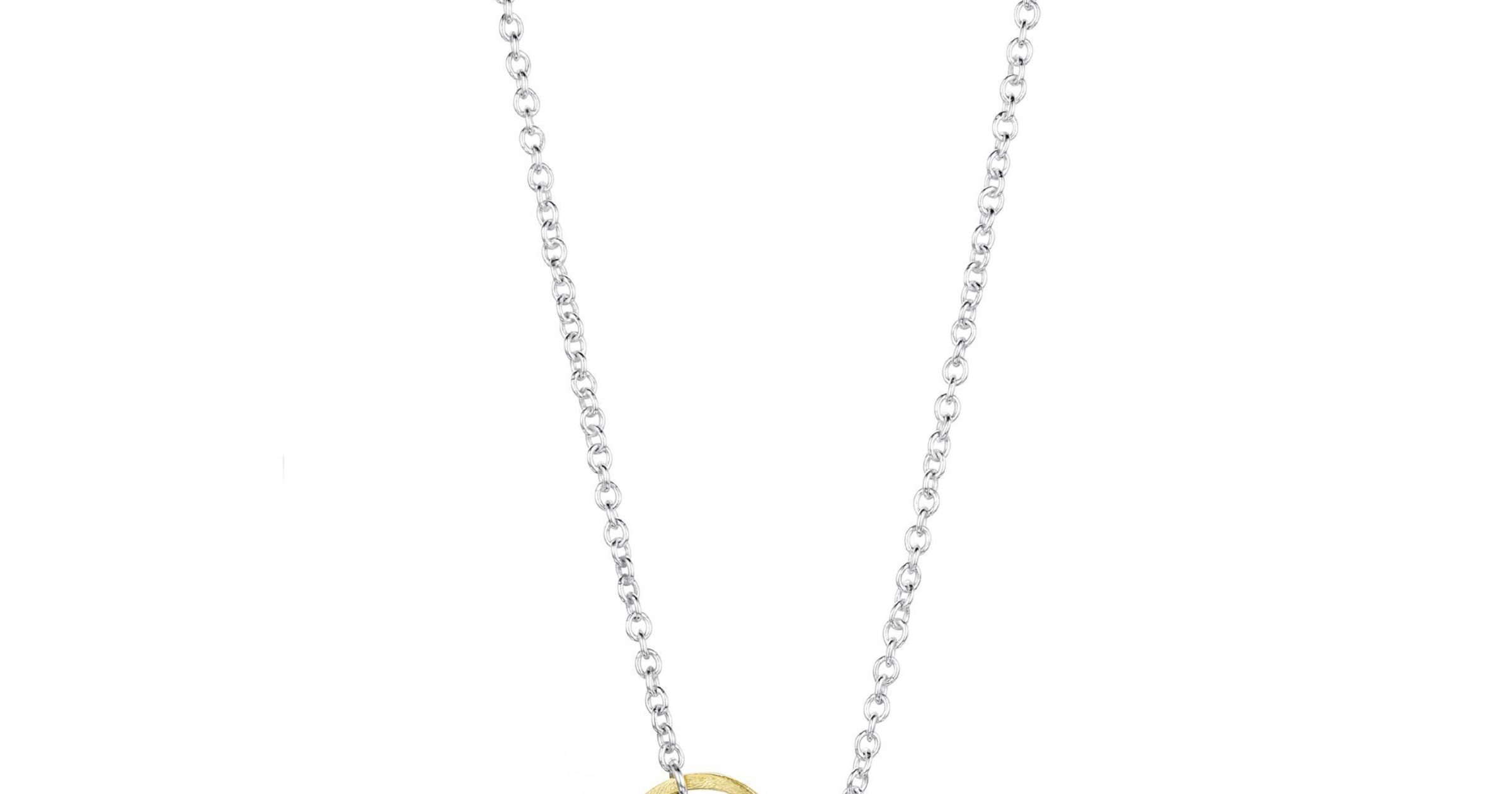 Interlocking Twin Circle Pendant | Shona, Glasgow Jewellery Designer