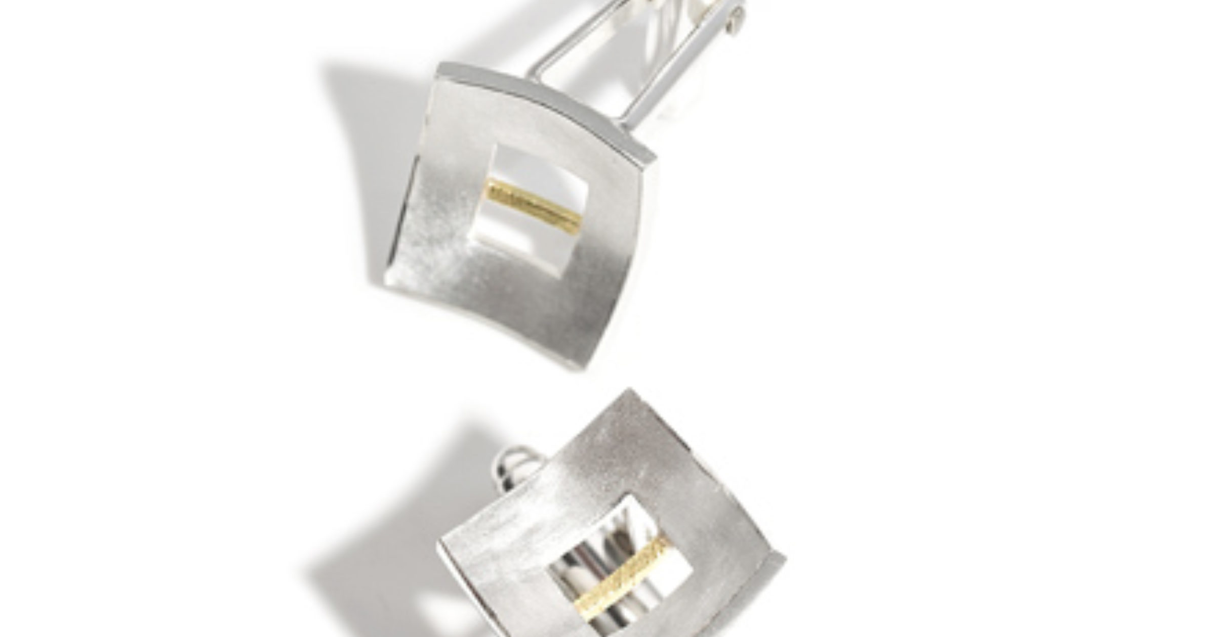 Linear Cufflinks Shona, Glasgow Jewellery Designer