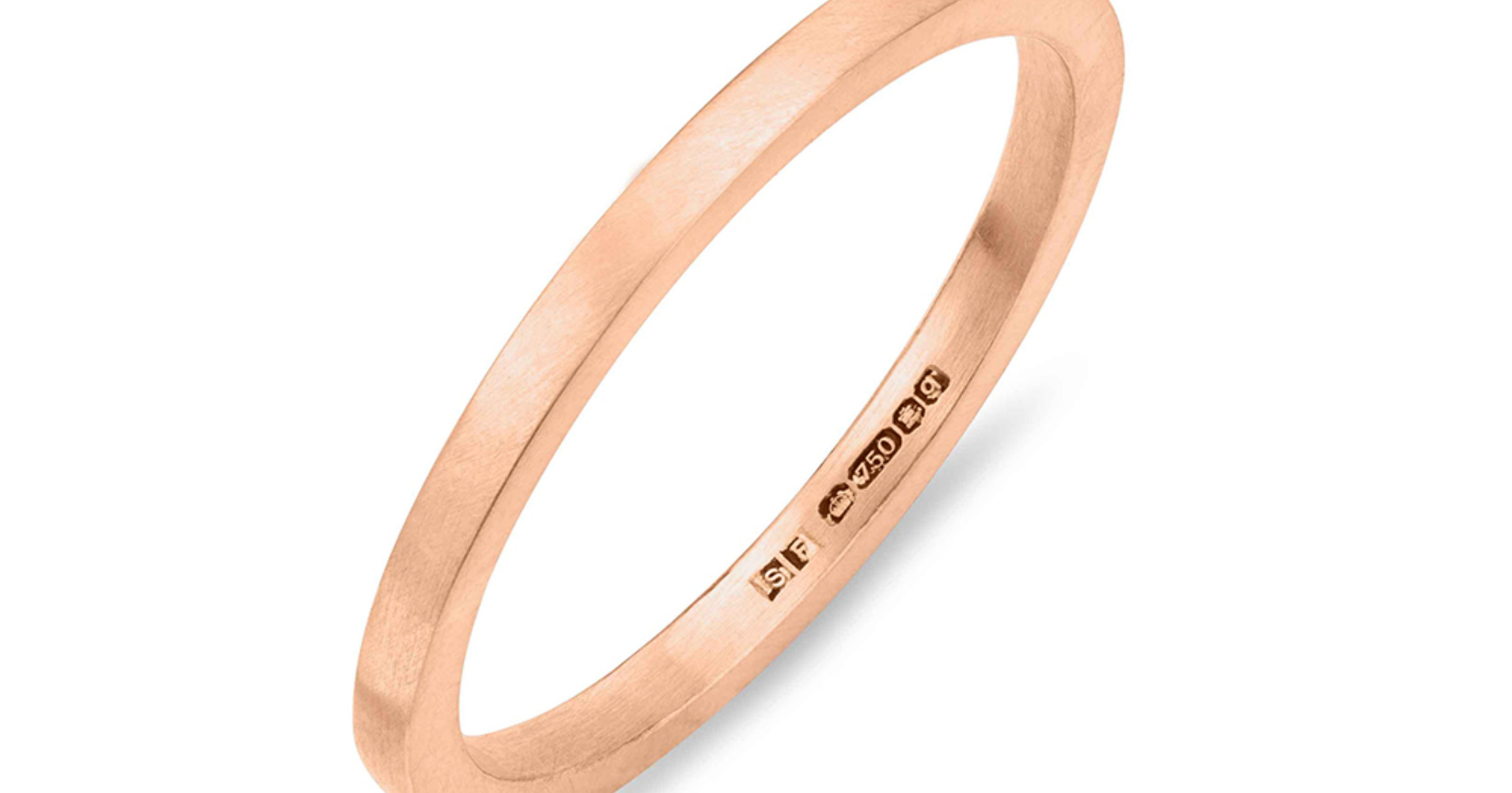 Narrow Wedding Band Shona, Glasgow Jewellery Designer