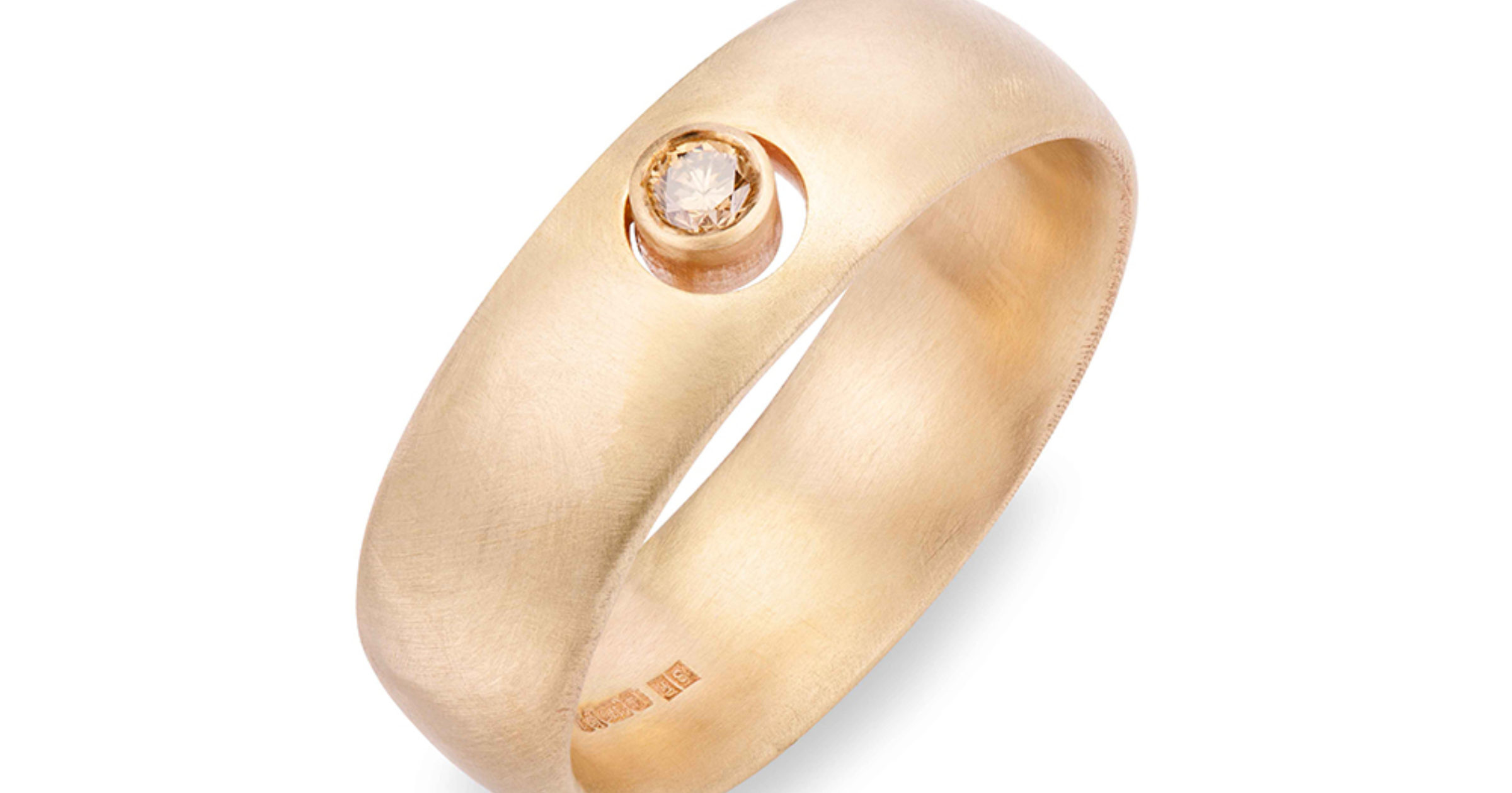 Gold Encircle Ring Shona, Glasgow Jewellery Designer