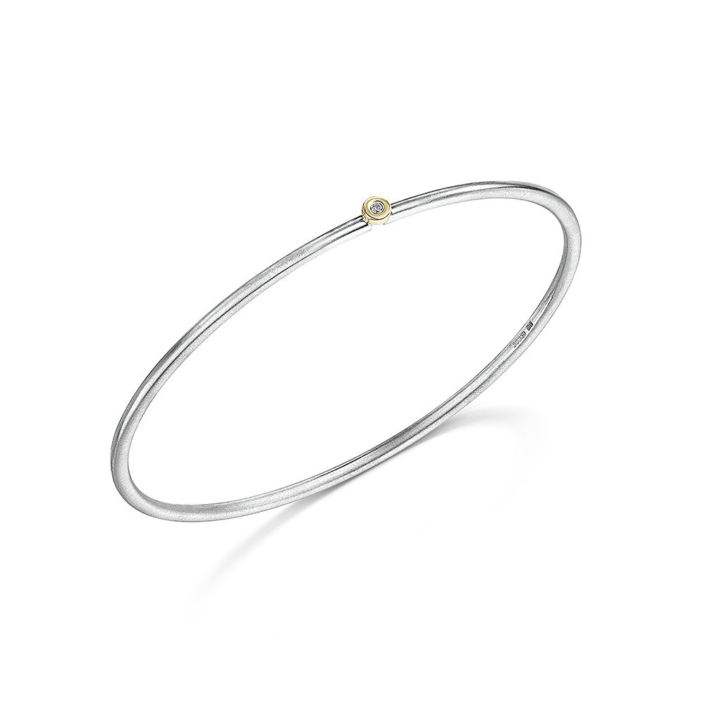 Diamond Stacking Bangle Matt