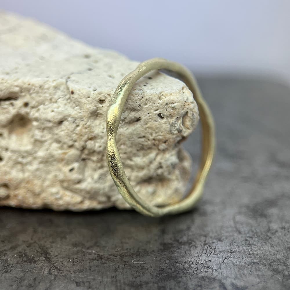 Gold Flux Ring Slim Sup Gold Flux Ring Slim Sup