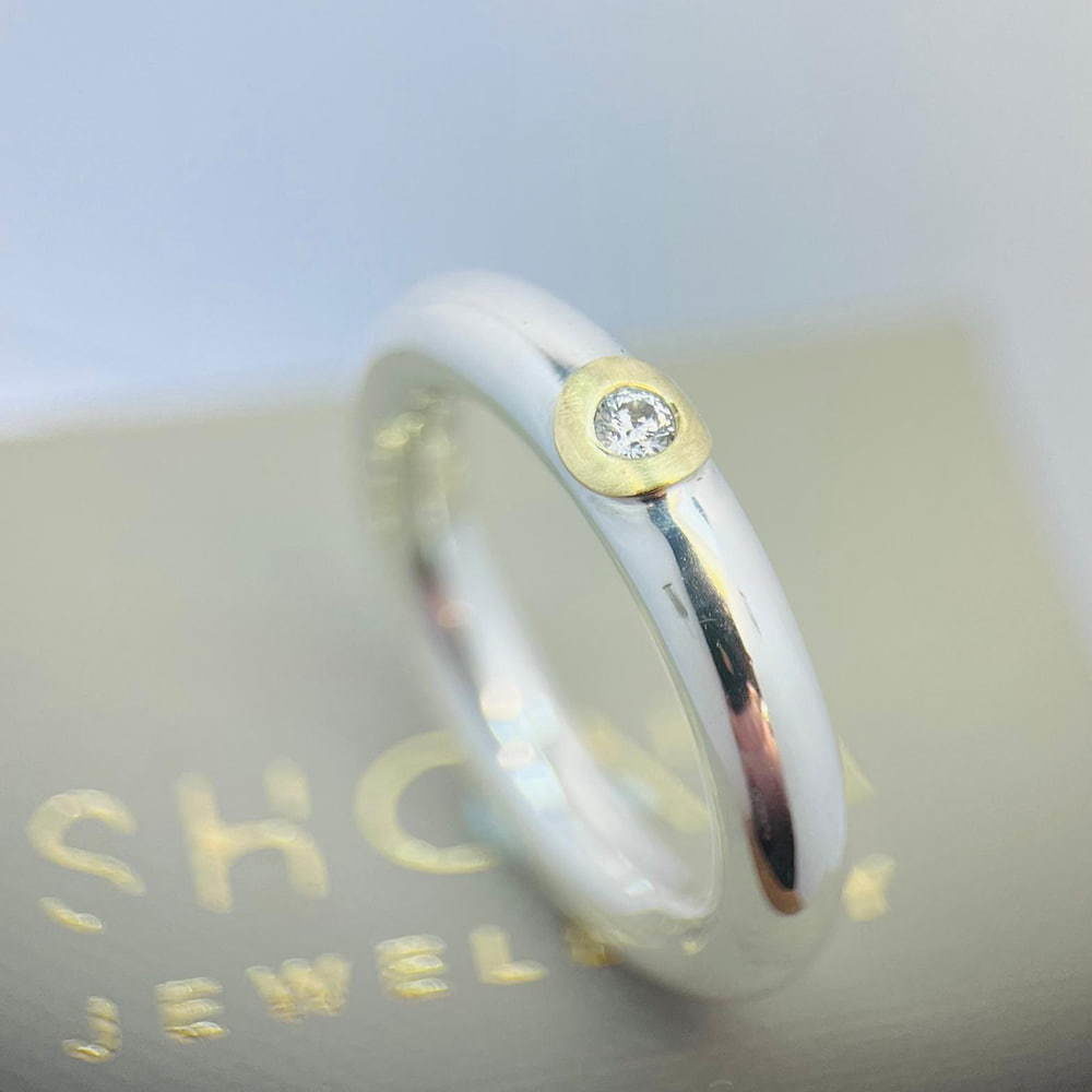 Heavy Round Band Diamond Ring