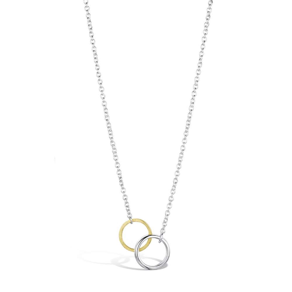 Interlocking Twin Circle Pendant