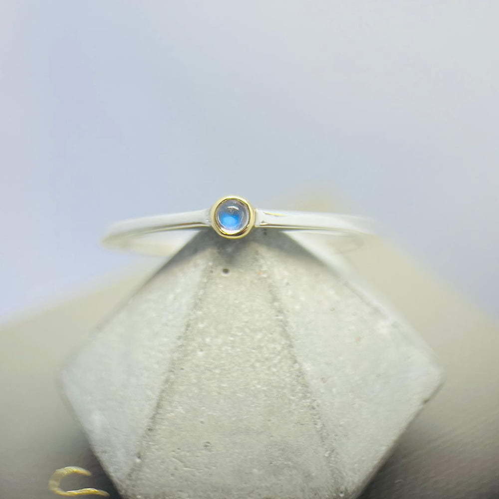 Moonstone Stacking Ring
