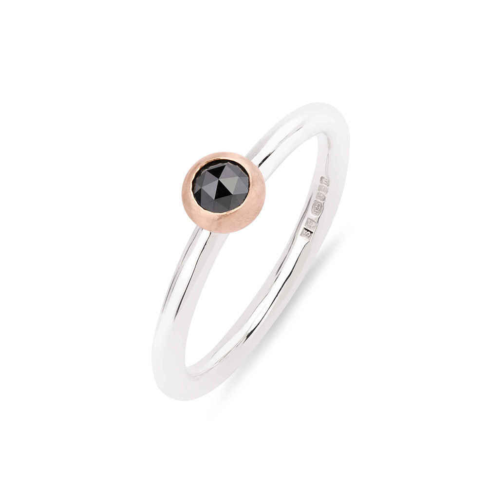 Rose Black Ring