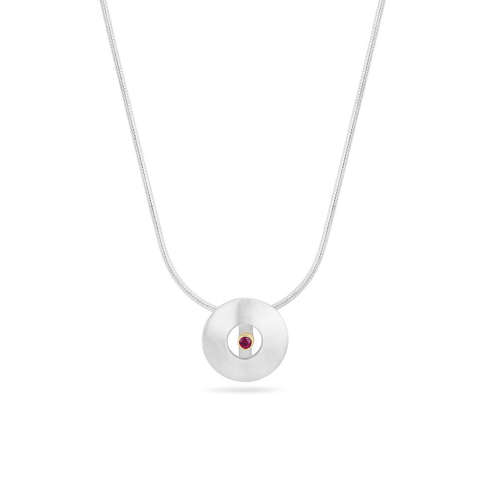 Ruby Orb Necklace