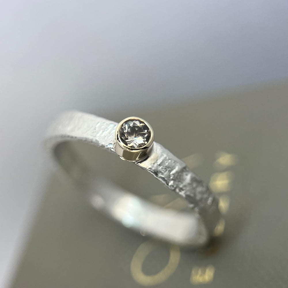 Textured Quartz Ring