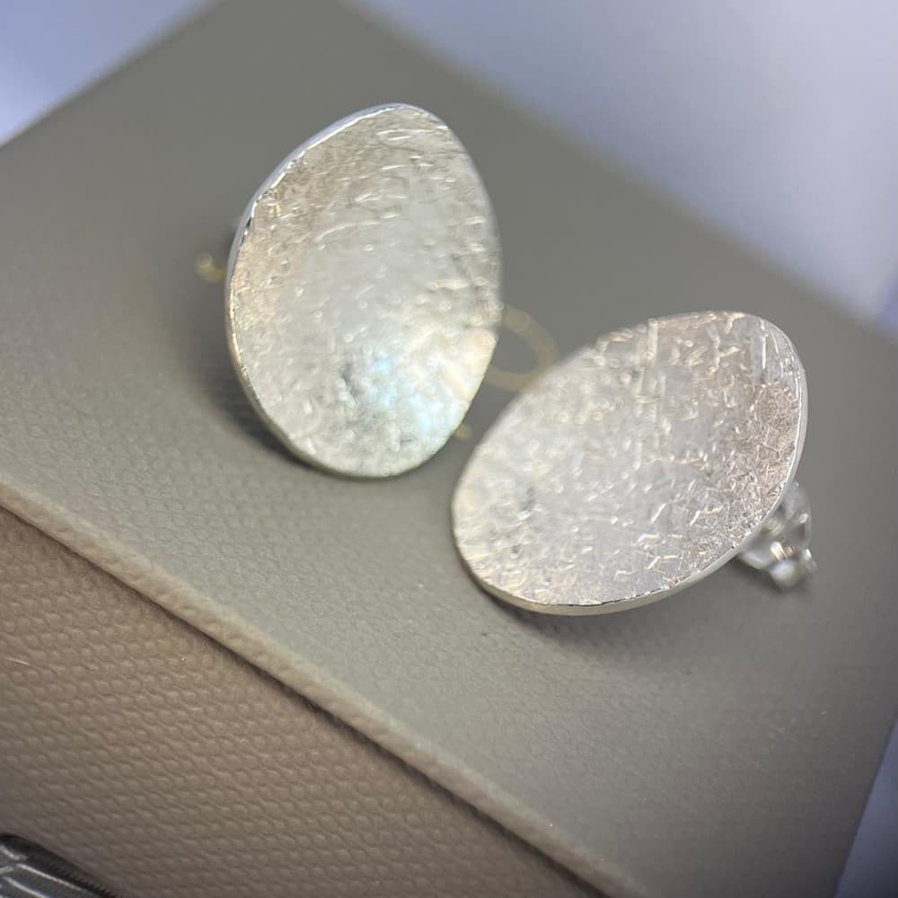 Textured Stud Earrings